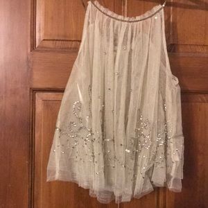 Beautiful tulle top Free people